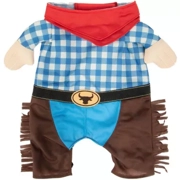 Party Dog Multicolored Cowboy With Arms Costume Set