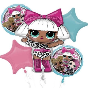 LOL Surprise Glam Balloon Bouquet