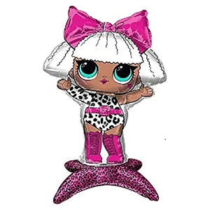 Anagram 23 LOL Surprise Diva Party Decoration Supply Foil Air-Fill Balloon