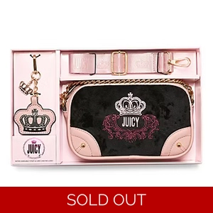 Juicy By Juicy Couture Velour Gift Set Crossbody Bag
