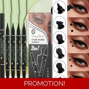 5pcs DragonRanee Double-Ended Eyeliner and Stamp Pen Set, ..