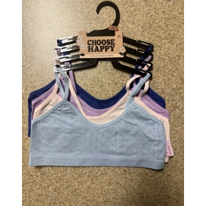 Choose Happy 4 Pack Seamless Bra Teen Women's Size XL