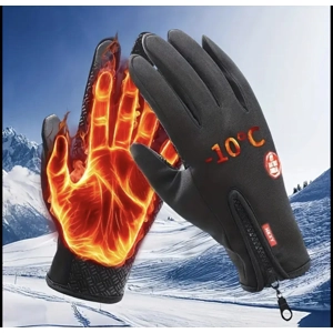 -40℃ Waterproof Winter Warm Ski Gloves Thermal Touch Screen Motorcycle Snow Men