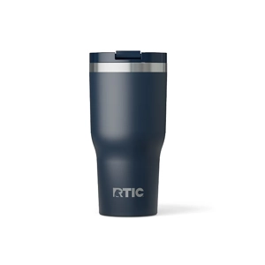 RTIC 30 oz Stainless Steel Insulated Tumbler BPA Free Flip Top Lid Blue