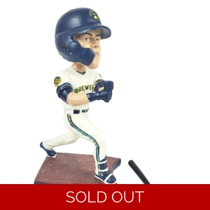 2021 Milwaukee Brewers Christian Yelich Bobblehead 40/30 SGA NIB 1 of 2 In Set