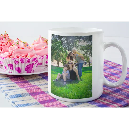 Custom photo mug