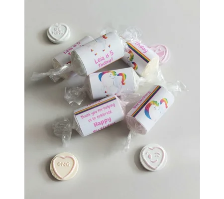 Unicorn birthday party sweets
