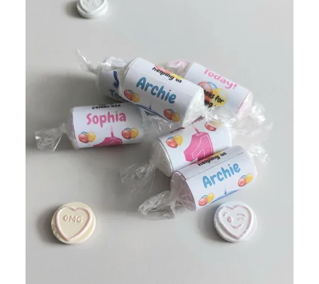 Personalised Birthday sweets party bag favours