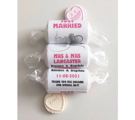 Wedding favours Mrs & Mrs