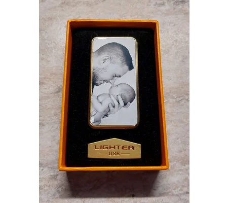 Personalised photo USB lighter