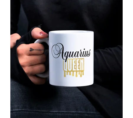 Ladies horoscope mug, star sign mug, horoscope queen mug