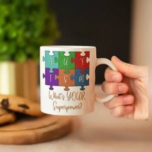 Autism awareness mug