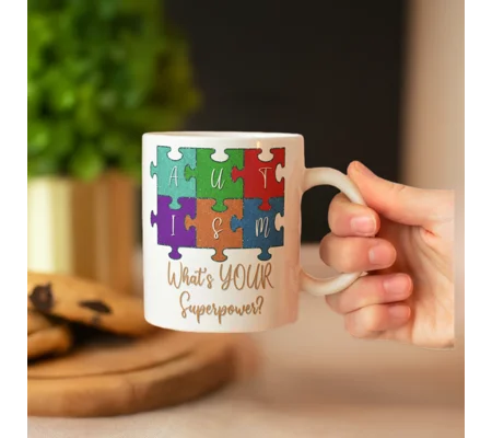 Autism awareness mug