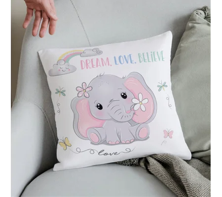 Baby girl nursery cushion gift new baby girl gift