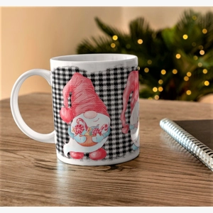 Christmas gnome mug