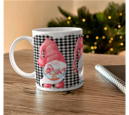 Christmas gnome mug