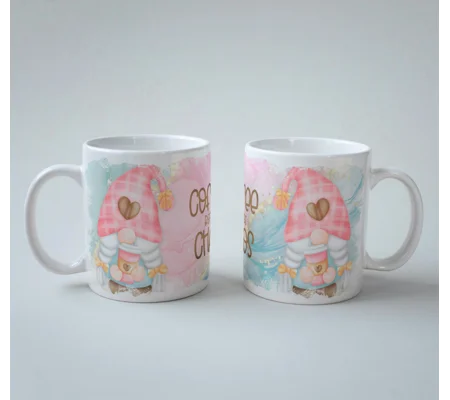 Coffee lover gnome mug