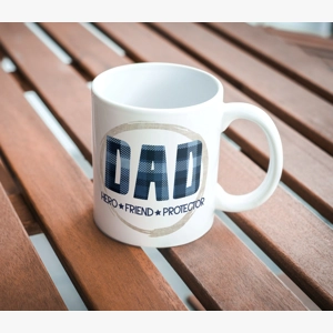 Dad mug, hero friend protector