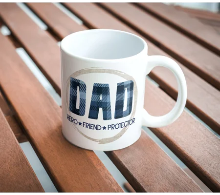 Dad mug, hero friend protector