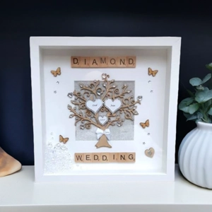 Diamond Wedding Anniversary 60th Anniversary gift