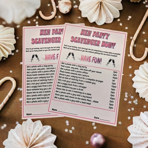 Hen party scavenger hunt game