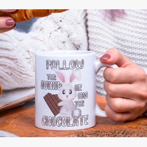 Funny Easter mug, Easter bunny mug