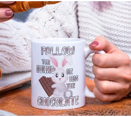 Funny Easter mug, Easter bunny mug
