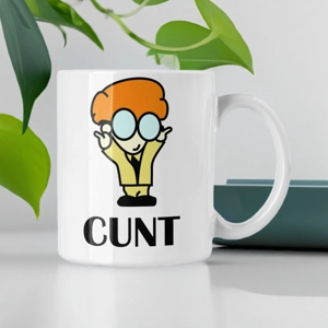 Ginger C*nt mug, rude mug