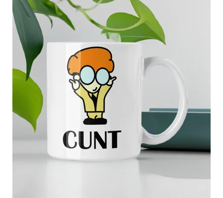 Ginger C*nt mug, rude mug