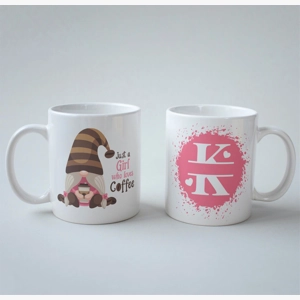 Just a girl who loves coffee personalised mug
