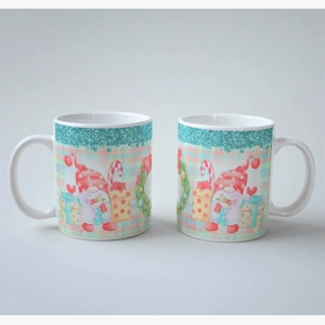 Cute gnomes Christmas mug