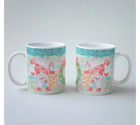 Cute gnomes Christmas mug
