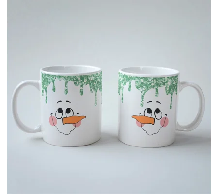 Kids Christmas snowman mug