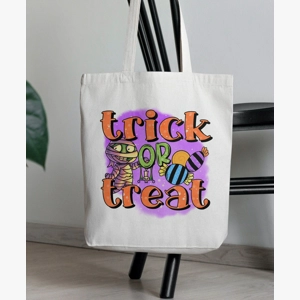 Halloween trick or treat bag Halloween tote bag