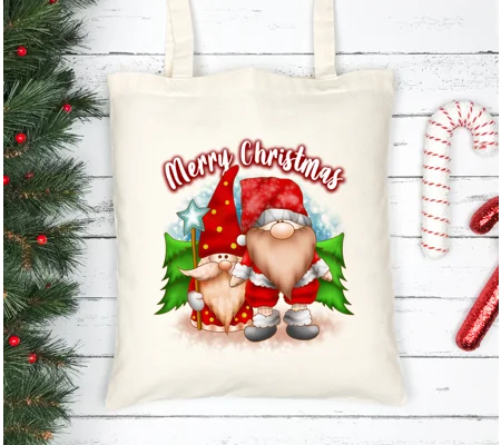 Christmas tote gift bag