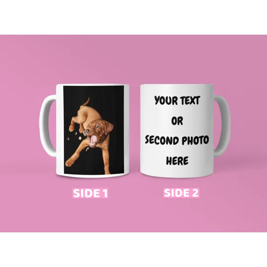 Custom photo mug