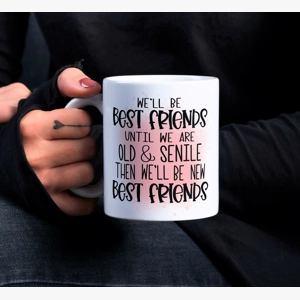 Funny best friends mug