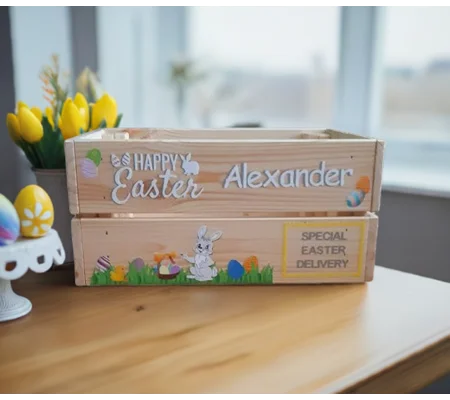 Personalised Easter crate