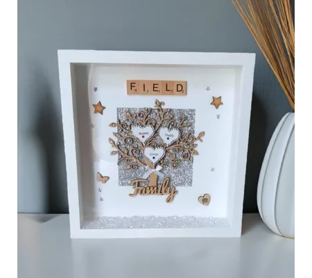 Personalised Family tree gift frame