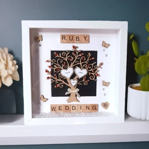 Ruby Wedding Anniversary gift 40th Anniversary