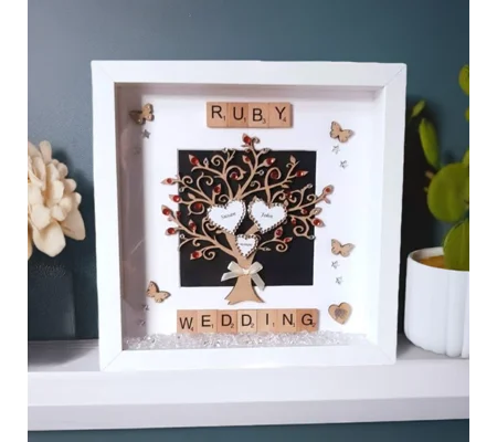 Ruby Wedding Anniversary gift 40th Anniversary