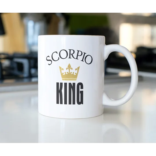 Men's horoscope mug, men's star sign mug