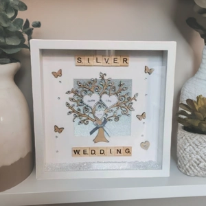 Silver Wedding Anniversary gift 25th Anniversary gift