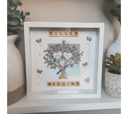 Silver Wedding Anniversary gift 25th Anniversary gift