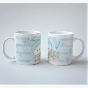 Christmas snowman mug