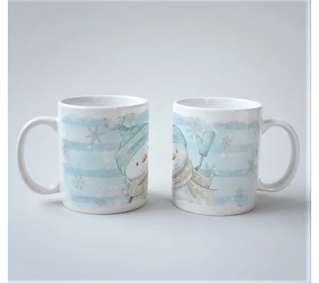 Christmas snowman mug