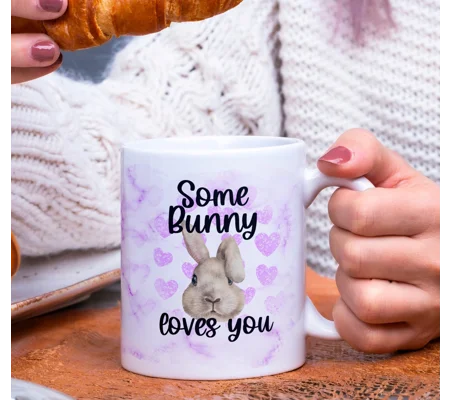 Some bunny loves you Easter mug