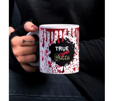 True crime queen mug