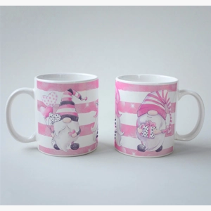 Valentine gnomes mug