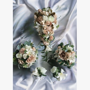 Wedding bouquets, silk wedding flowers